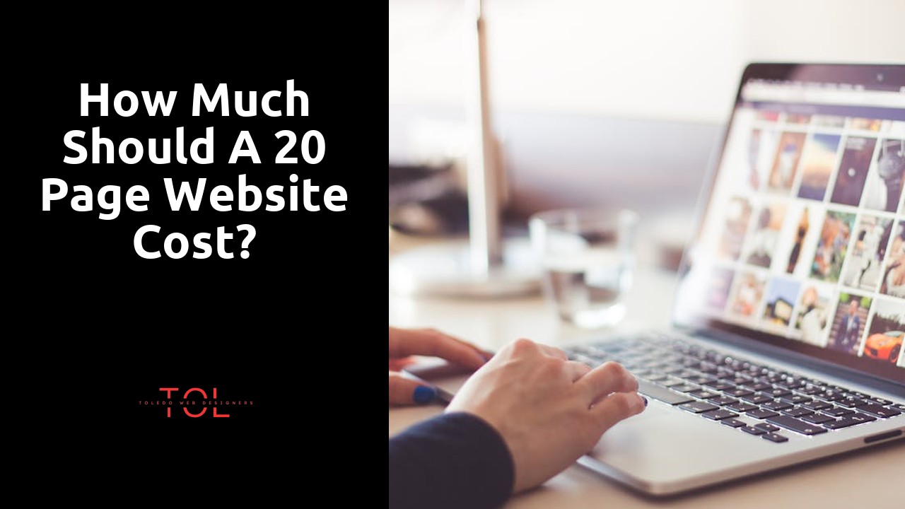 How much should a 20 page website cost?