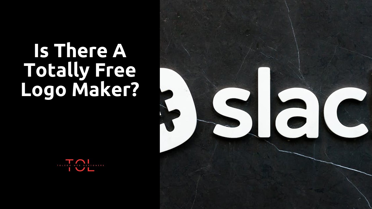Is there a totally free logo maker?
