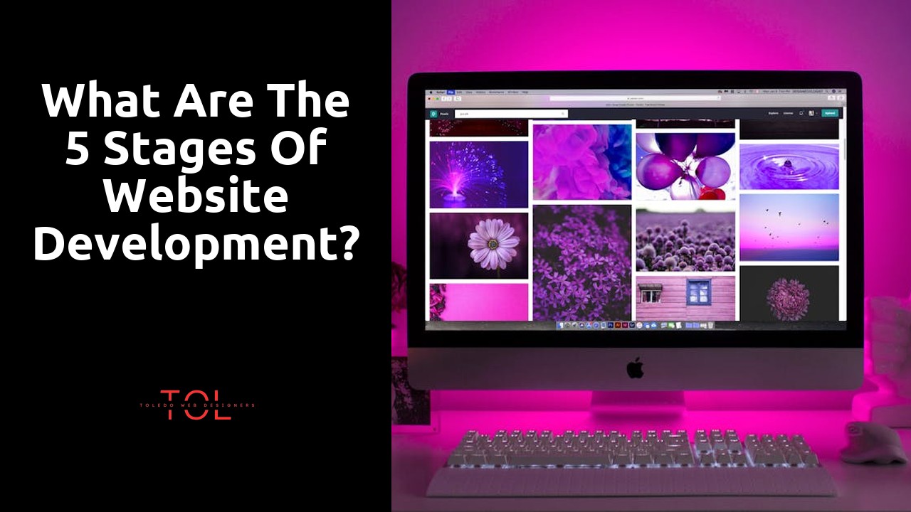 What are the 5 stages of website development?